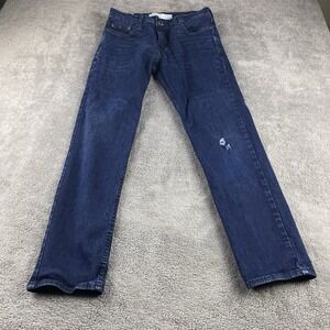 Signature by Levis Gold Slim Fit Jeans Mens 30x30‎ Blue Dark Wash Low Rise